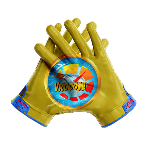 Vrooom / Ultra Grip Youth Football Gloves